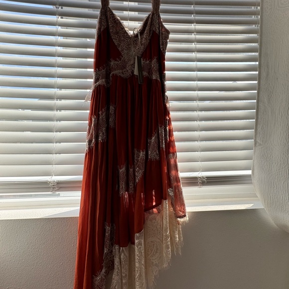 Anthropologie Sleeveless Boho Asymmetrical Gown NWT - Picture 5 of 5